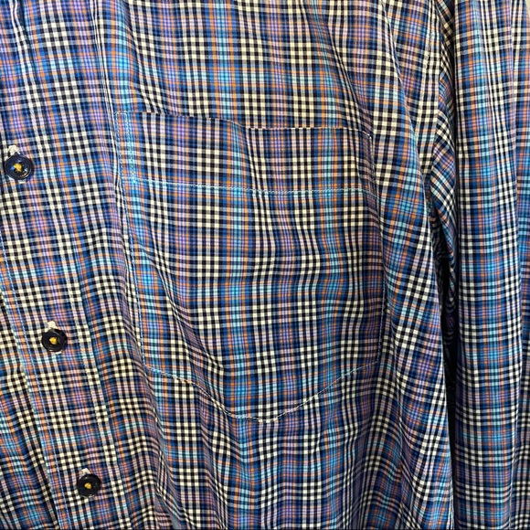 MEN’S JOHN RANDALL PLAID BUTTON UP SHIRT {M} - Picture 2 of 5
